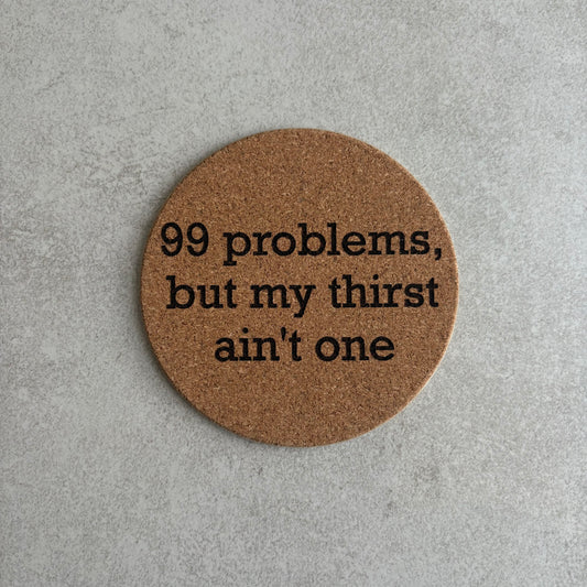 Funny Cork Coaster – Ready to Go Designs