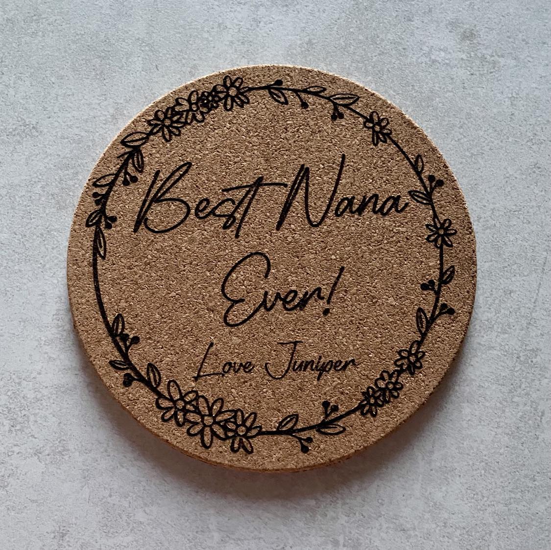 Personalised Cork Potholder