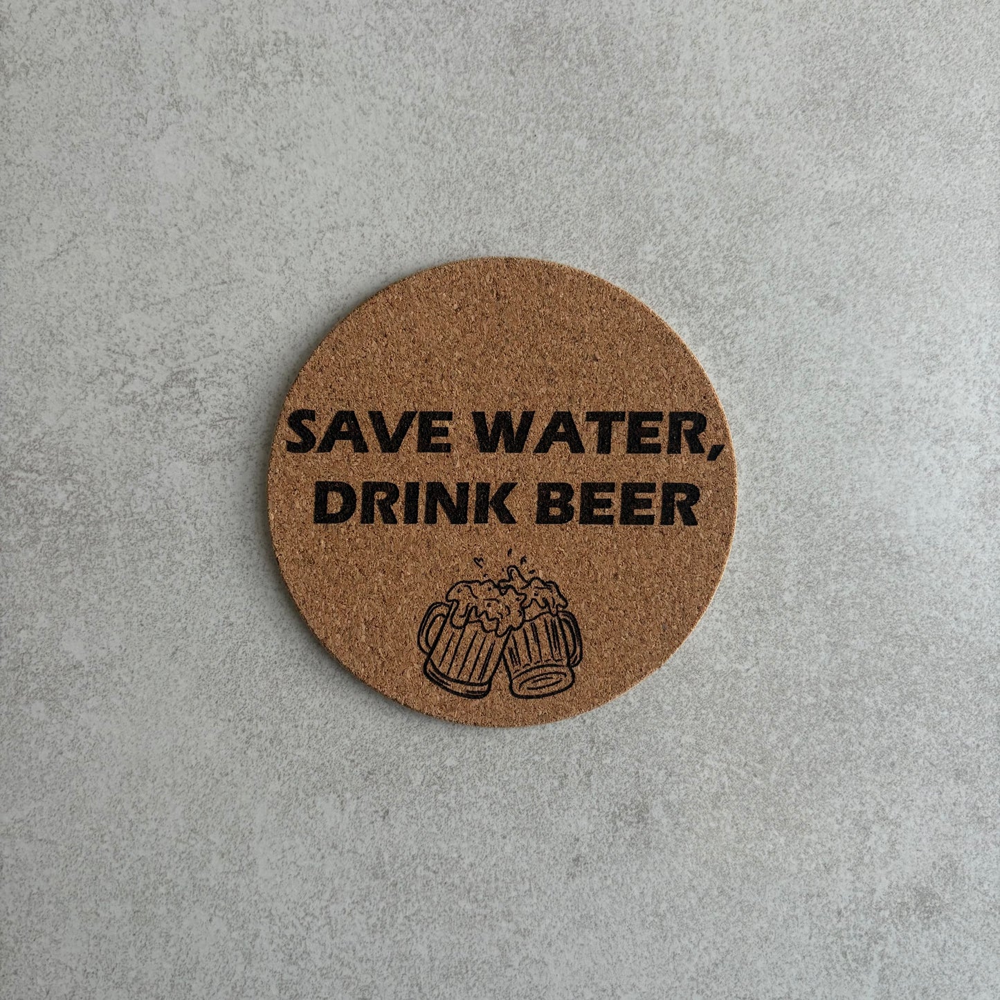 Funny Cork Coaster – Ready to Go Designs