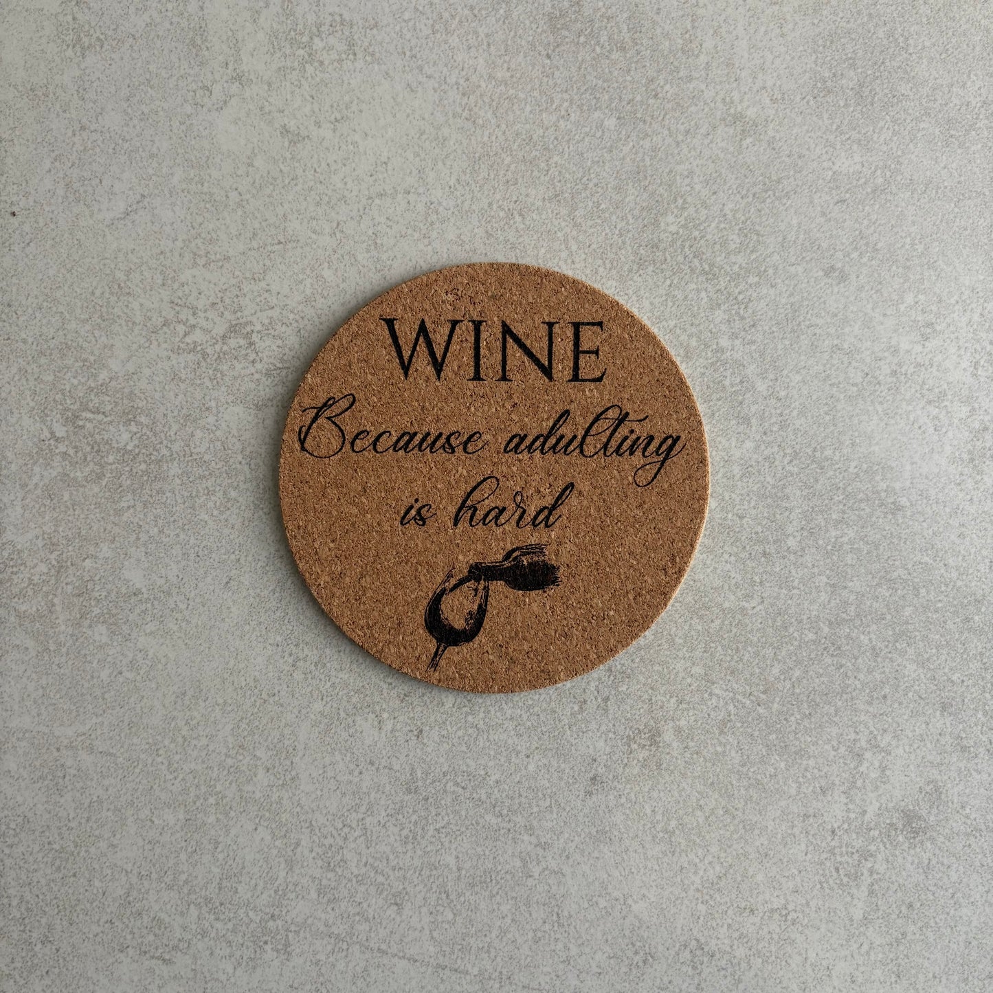 Funny Cork Coaster – Ready to Go Designs
