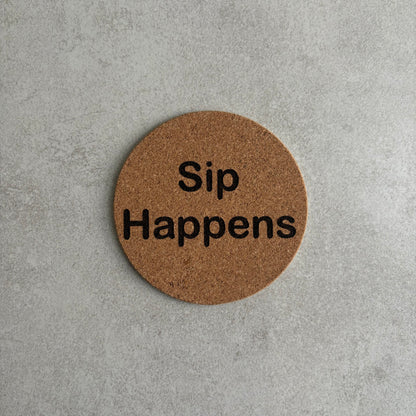 Funny Cork Coaster – Ready to Go Designs